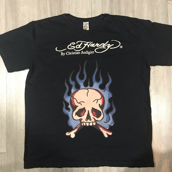 ed hardy skull shirt